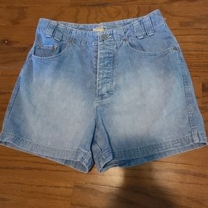 Democracy high-waisted jean shorts size 10